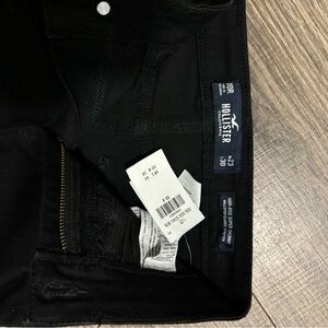 Hollister black ripped skinny jeans